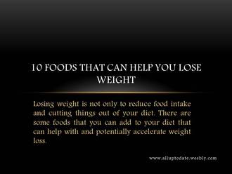 Lose weight tips