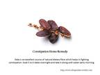Constipation Home Remedy