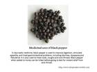 Medicinal uses of black pepper